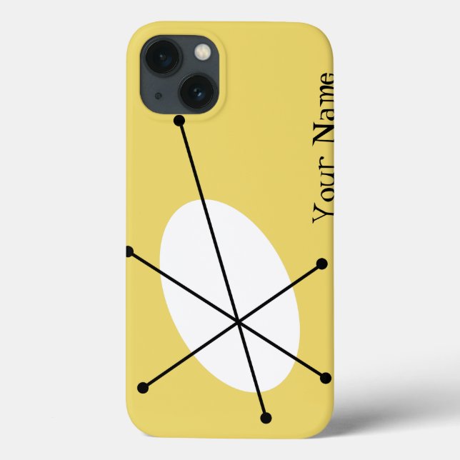Dazzle-Gulten 'Ditt namn' iPad Mini fodral (Baksida)