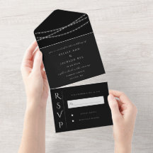 Dazzle Me Chic Bröllop spara datum