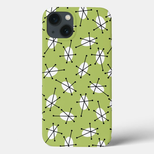 Dazzle Multi Grönt iPad-fall (Baksida)