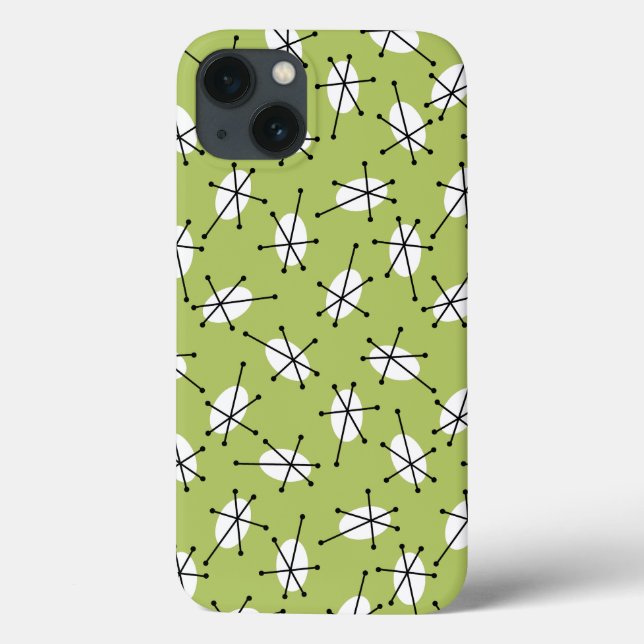 Dazzle Multi Grönt iPad mini fodral (Baksida)