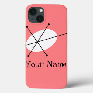 Dazzle Pink 'Namn' iPad Mini-fodral vertikalt