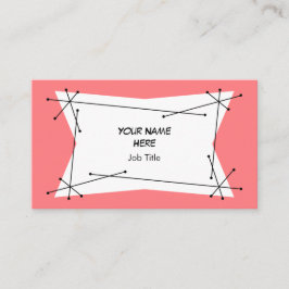 Dazzle Plaque Rosa affärskort Visitkort
