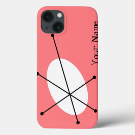 Dazzle Rosa 'Ditt namn' iPad Mini fodral
