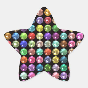 DAZZLE STJÄRNFORMAT KLISTERMÄRKE