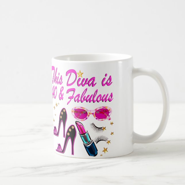 DAZZLING 40:E DIVA KAFFEMUGG (Höger)