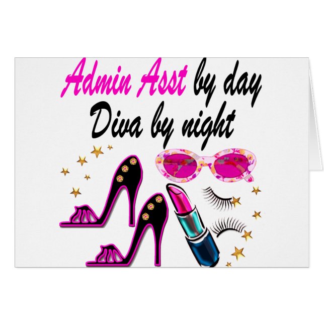 DAZZLING ADMIN ASST DIVA OBS KORT (Framsidan Horizontal)