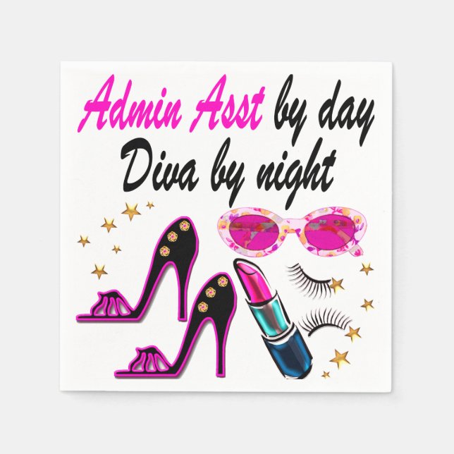 DAZZLING ADMIN ASST DIVA PAPPERSSERVETT (Framsidan)