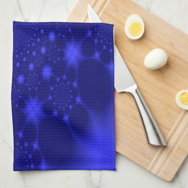 Dazzling Blue Kökshandduk (Vikt i Fjärdedel)
