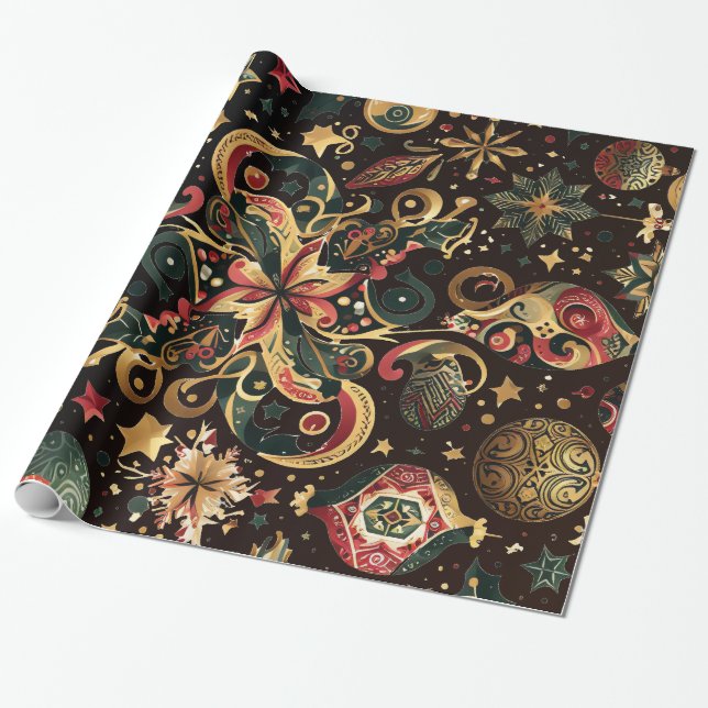 Dazzling Christmas Motifs 2 option Presentpapper (Utrullad)