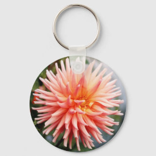 Dazzling Dahlia Flower Nyckelring