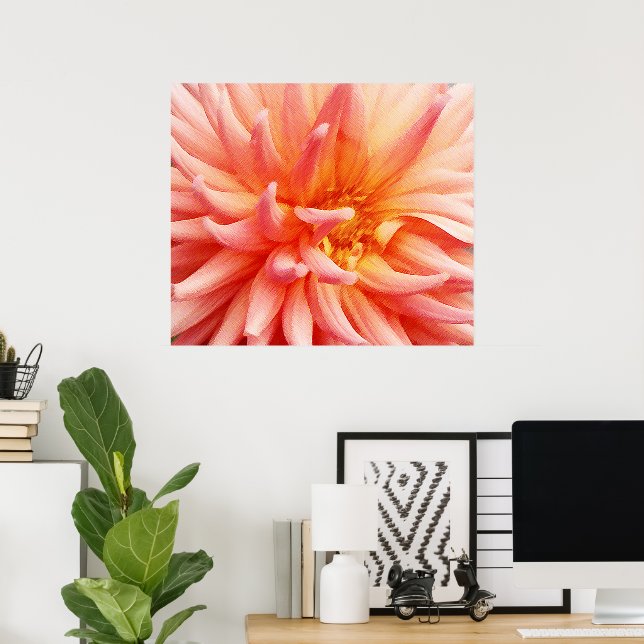 Dazzling Dahlia Flower Poster (Hemmakontoret)