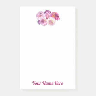 Dazzling Dahlia Post It Notes Post-it Block