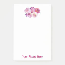 Dazzling Dahlia Post It Notes Post-it Block