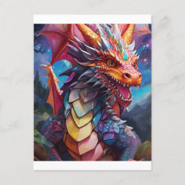 Dazzling Dragon Vykort