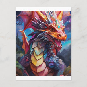 Dazzling Dragon Vykort