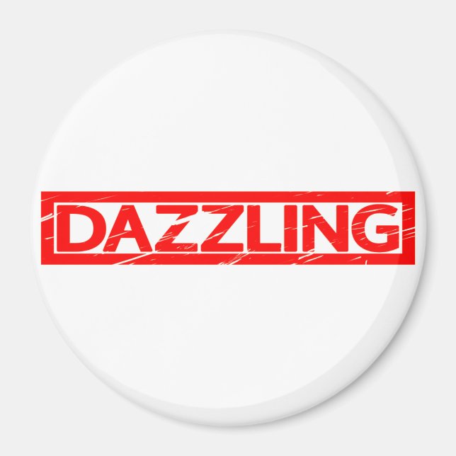 Dazzling Frimärke Magnet (Framsidan)