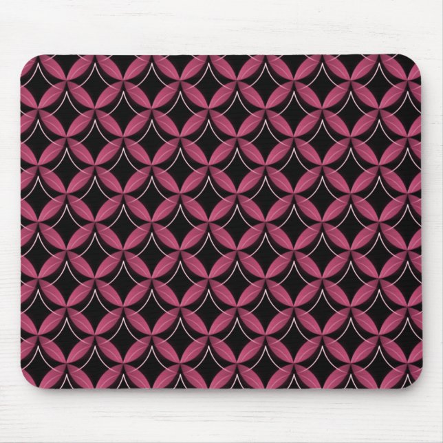 Dazzling Fuchsia Uptown Glam Mousepad Musmatta (Framsidan)