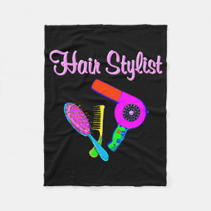 DAZZLING HAIR STYLIST TETS OCH GIFTS FLEECEFILT