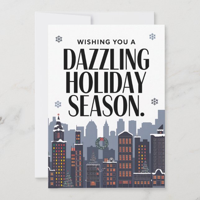 Dazzling Helgdag - julkort (Framsida)