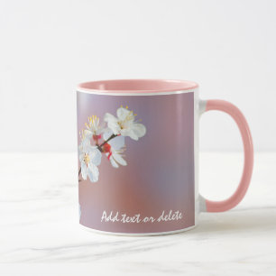 Dazzling Japanska Apricot-Blommar Mugg