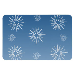 Dazzling jul Stars Flexi Magnet, blå Magnet