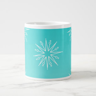 Dazzling jul Stars Jumbo Mugg, Aqua Mugg