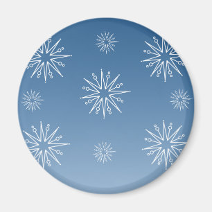 Dazzling jul Stars Magnet, blå Magnet