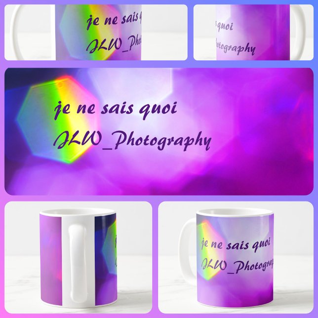 Dazzling Lila Je ne sais kvoi Kaffemugg (Skapare uppladdad)