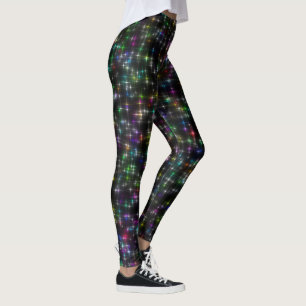 Dazzling Multifärgad Stars Leggings