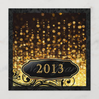 Dazzling Nyårsafton Guld Party bjudits in