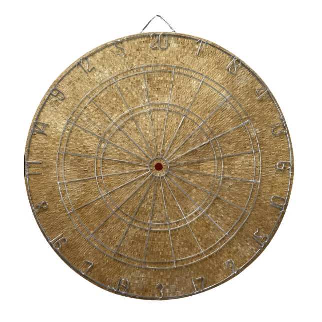 Dazzling Ripples of Guld Mönster Dart Boards Darttavla (Framsidan)