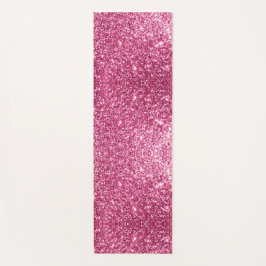 Dazzling Rosa Glitter Yoga Mat