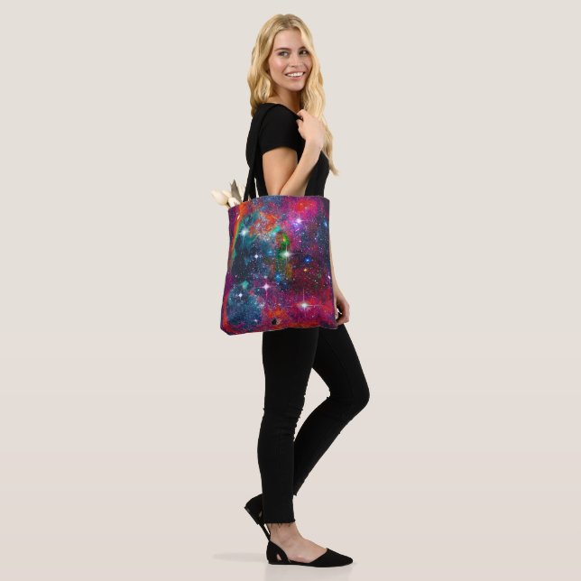 Dazzling Star Fält Tote Bag Tygkasse (På modell)