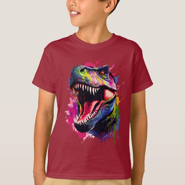 Dazzling T-Rex T Shirt (Framsida)