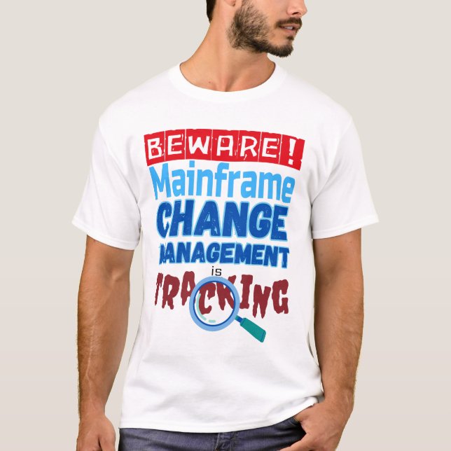 DB2-ändringshantering i stordataprogrammering T Shirt (Framsida)
