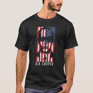 Db Cooper American Flagga 1971 Skyjacking Heist T Shirt