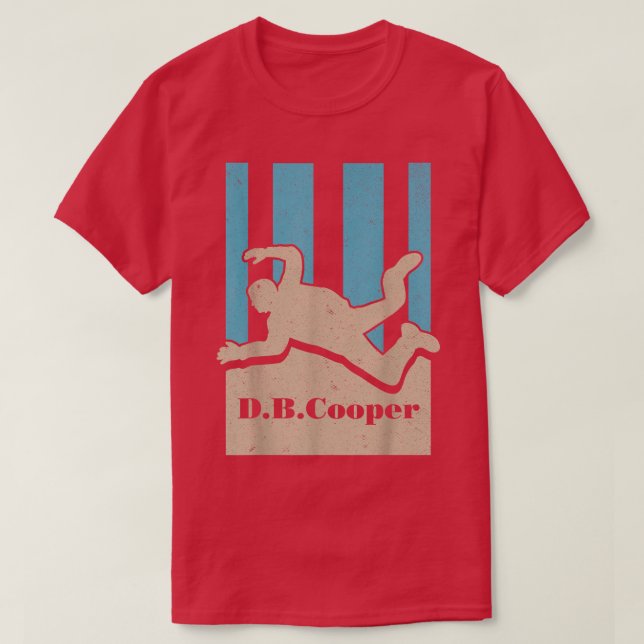 DB Cooper coola olöst mystiskt material i tätort T Shirt (Design framsida)