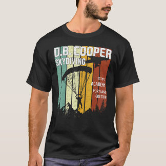 Db Cooper För Män Fallskärmsdykning Akademi T Shirt