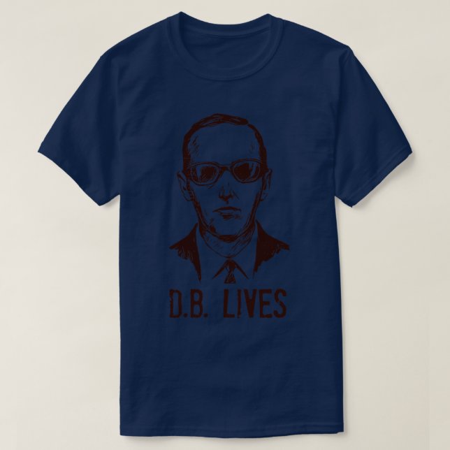 DB Cooper Lives T Shirt (Design framsida)