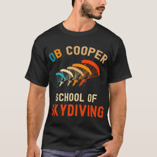 DB Cooper School of Skydiving D B Cooper Retro Him T Shirt