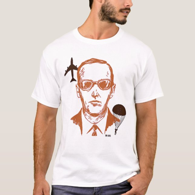 db cooper t shirt (Framsida)