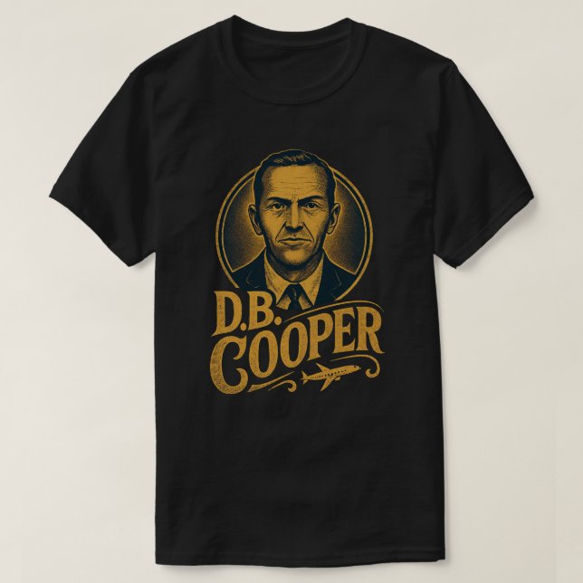 DB Cooper T Shirt (Design framsida)