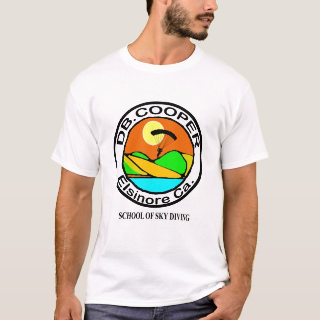 Db-cooperen skolar av Skydiving T Shirt (Framsida)