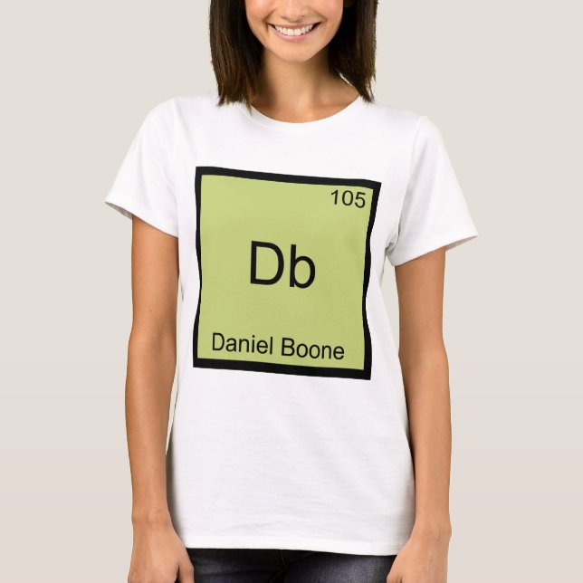 Db - Daniel Boone Roligt Kemitecken Tee (Framsida)