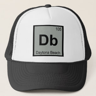 Db - Daytona Beach Florida City Chemistry Symbol Keps