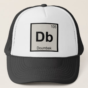 Db - Doumbek Musikkemi Periodiska Systemets Symbol Truckerkeps
