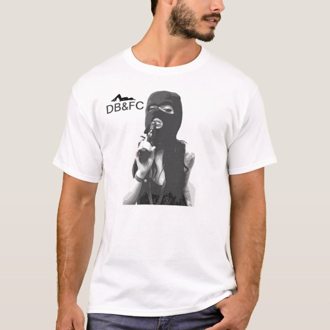 DB&FC SKIDAR MASKERAR T-SHIRT (Framsida)