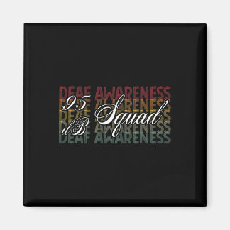 Db Squad Hand - teckenspråk Hearing Loss Awareness Magnet