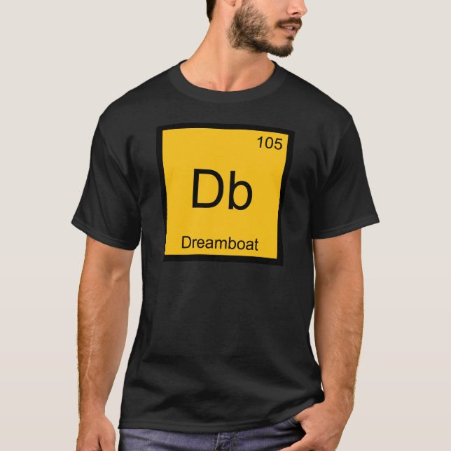 Db - Utslagsplats för symbol för Dreamboat T Shirt (Framsida)