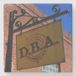 DBA, Virginia Highland, Atlanta Marble Stone Kuste Underlägg Sten